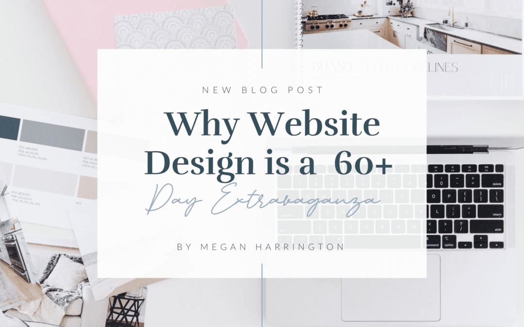 Why Your Website Design Project is a 60+ Day Extravaganza