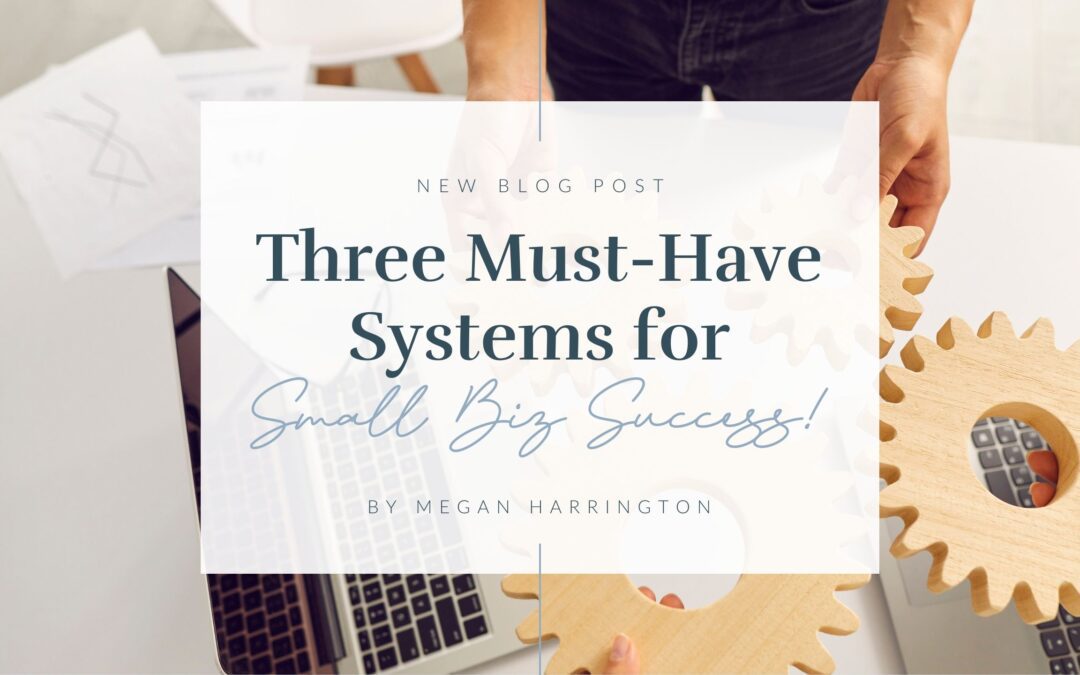 Three Must Have Systems for Small Business Success