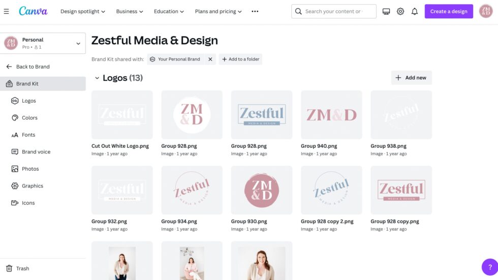 How to Organize Your Canva